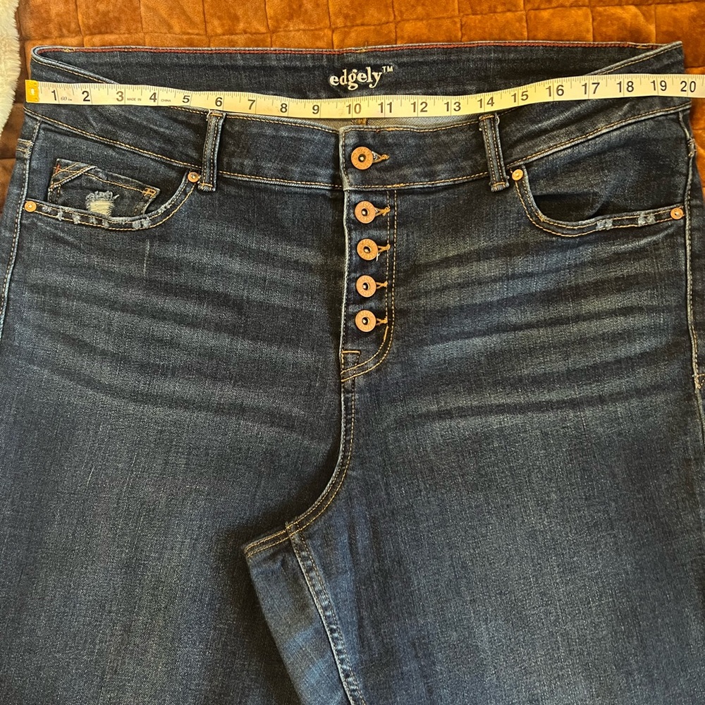 Edgely Women's Skinny Blue Jeans
